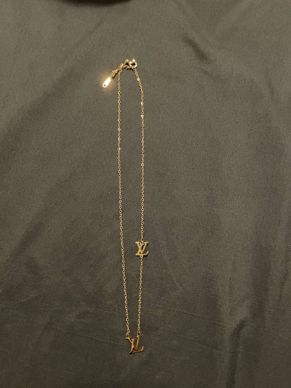 New - 18K gold plated stainless steel adjustable necklace inspired